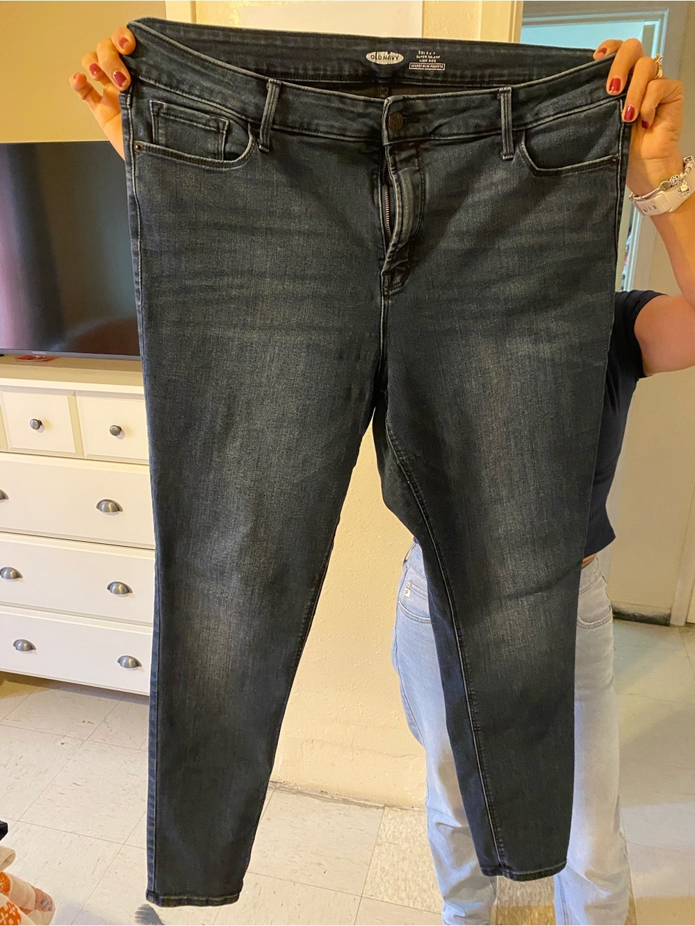 Old Navy Women's Dark Indigo Skinny Jeans